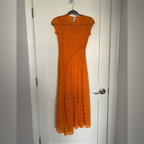 & Other Stories Dresses Other Stories Orange Floral Maxi Dress